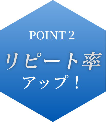 リピート率アップ